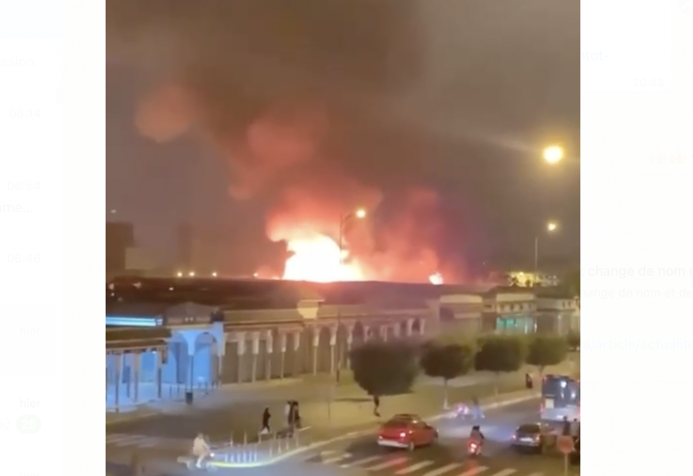 Casablanca: Nouvel incendie dans le marché Koréa, 20 magasins ravagés